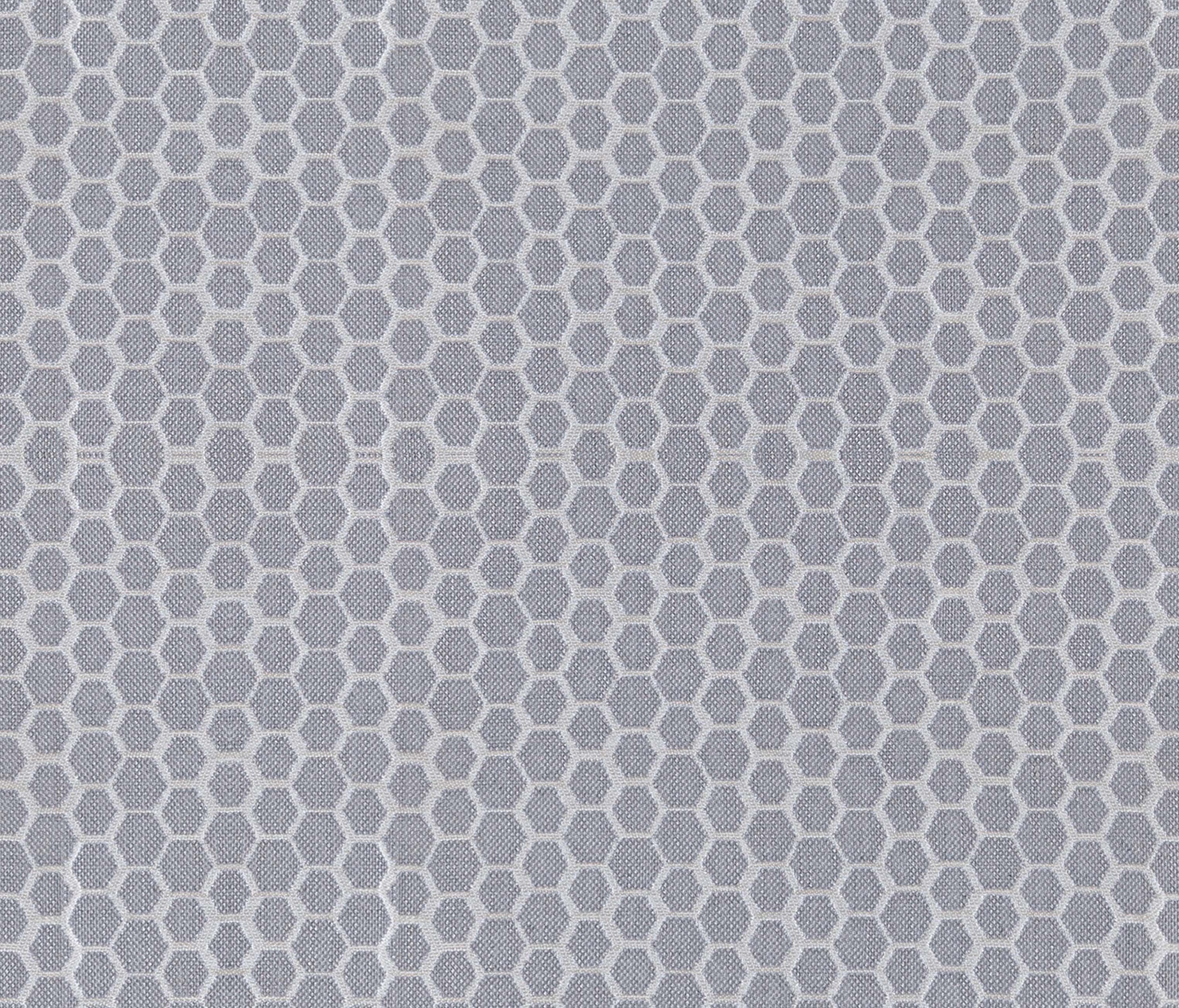 Honey Comb Silver Fabric