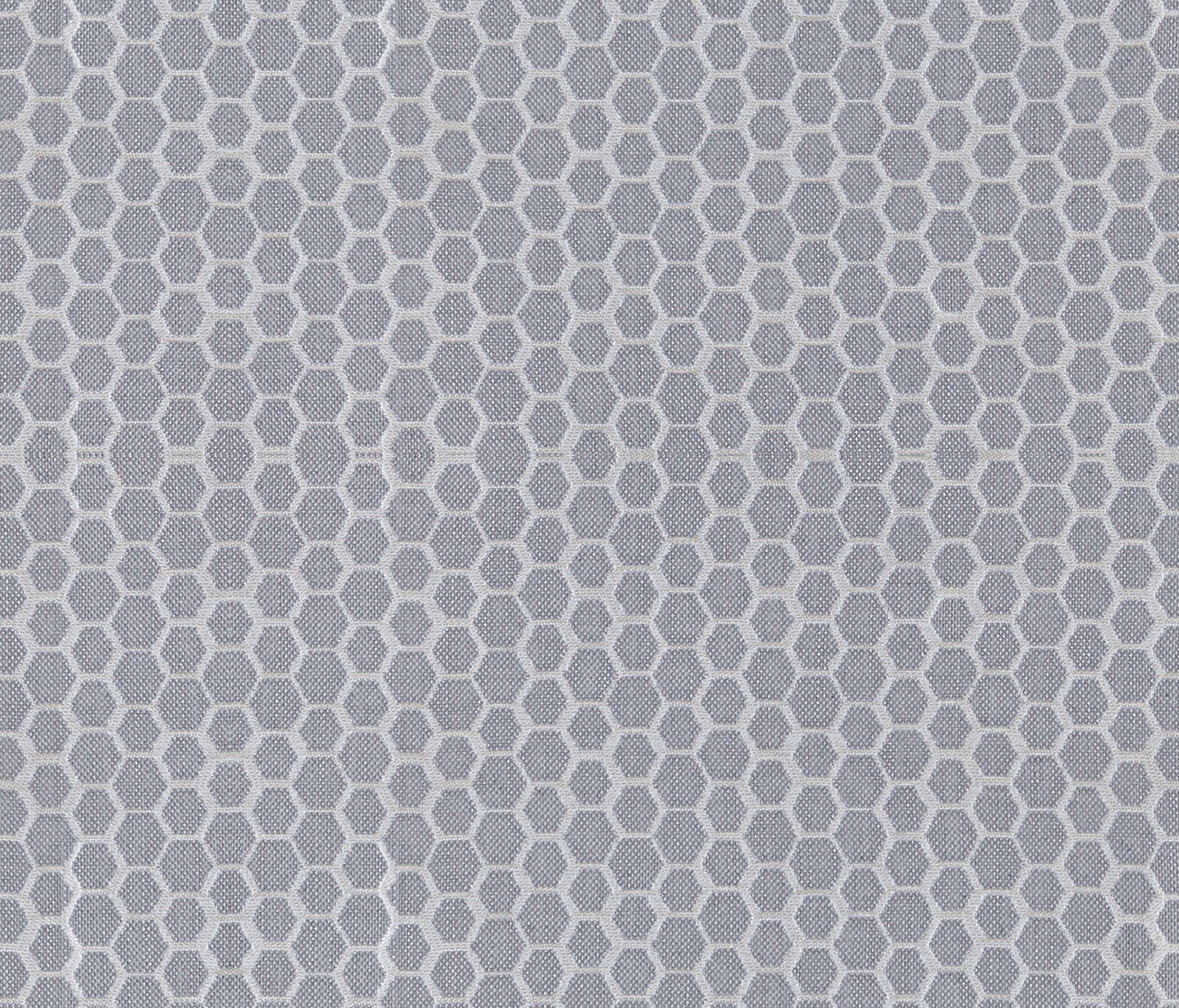 Honey Comb Silver Fabric