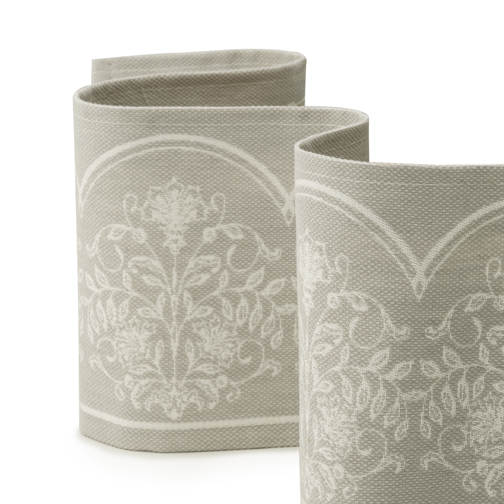 Frills Silver Fabric