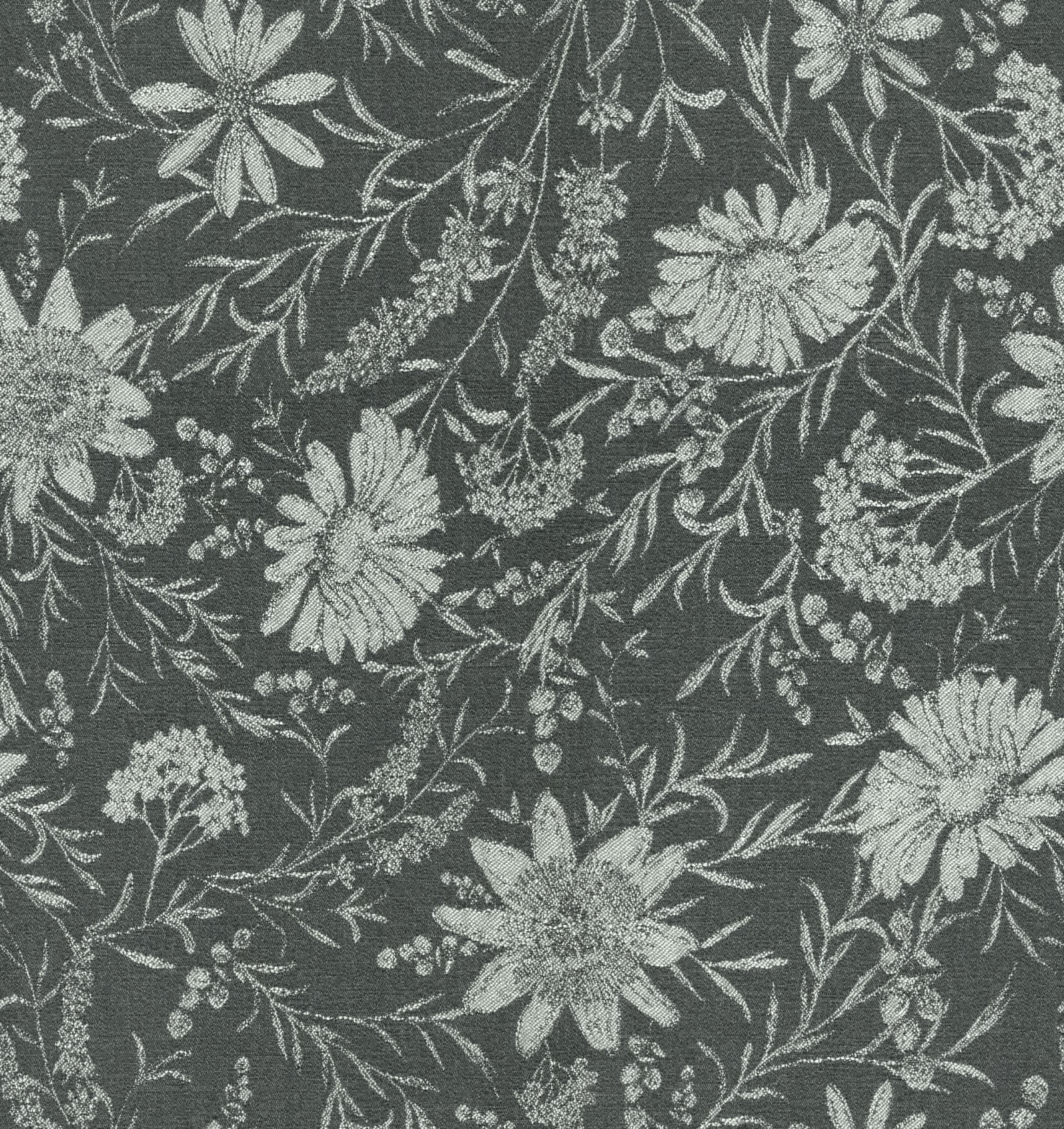 Chamomille Graphite Fabric