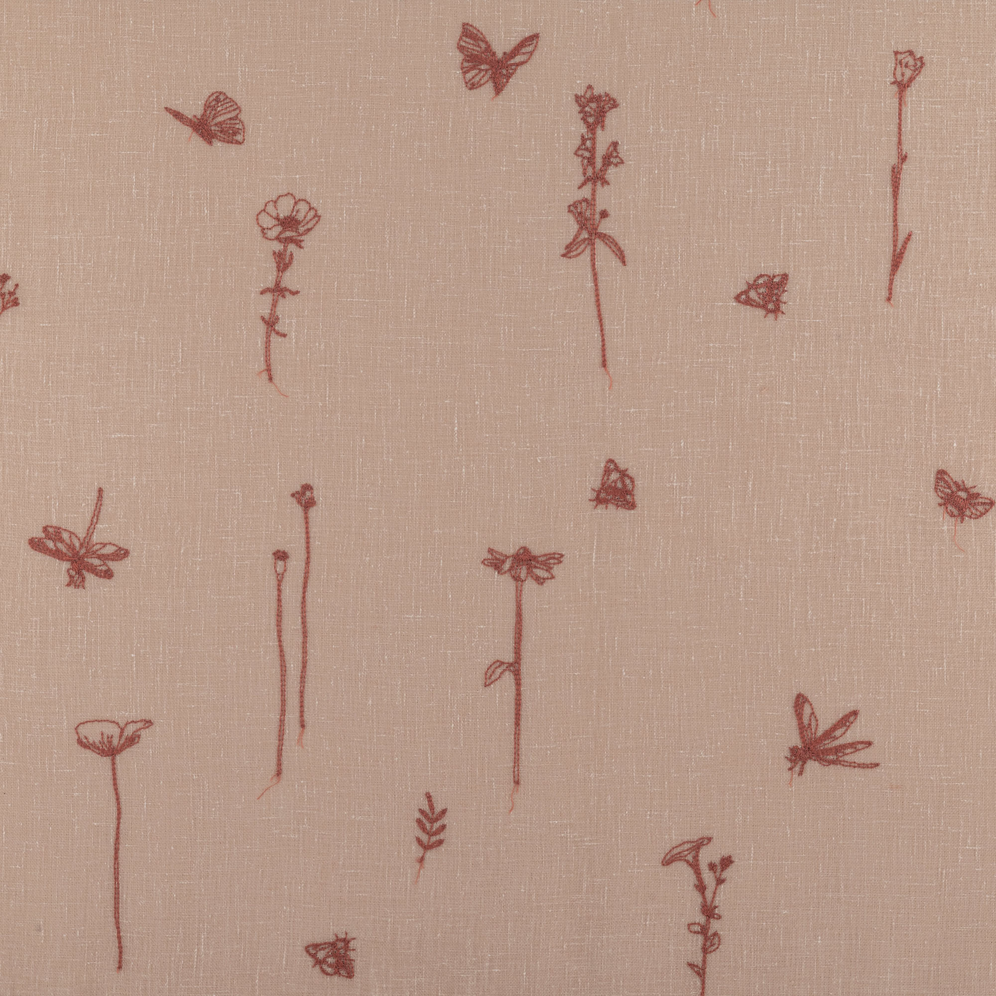 Verbana Dusty Rose Fabric