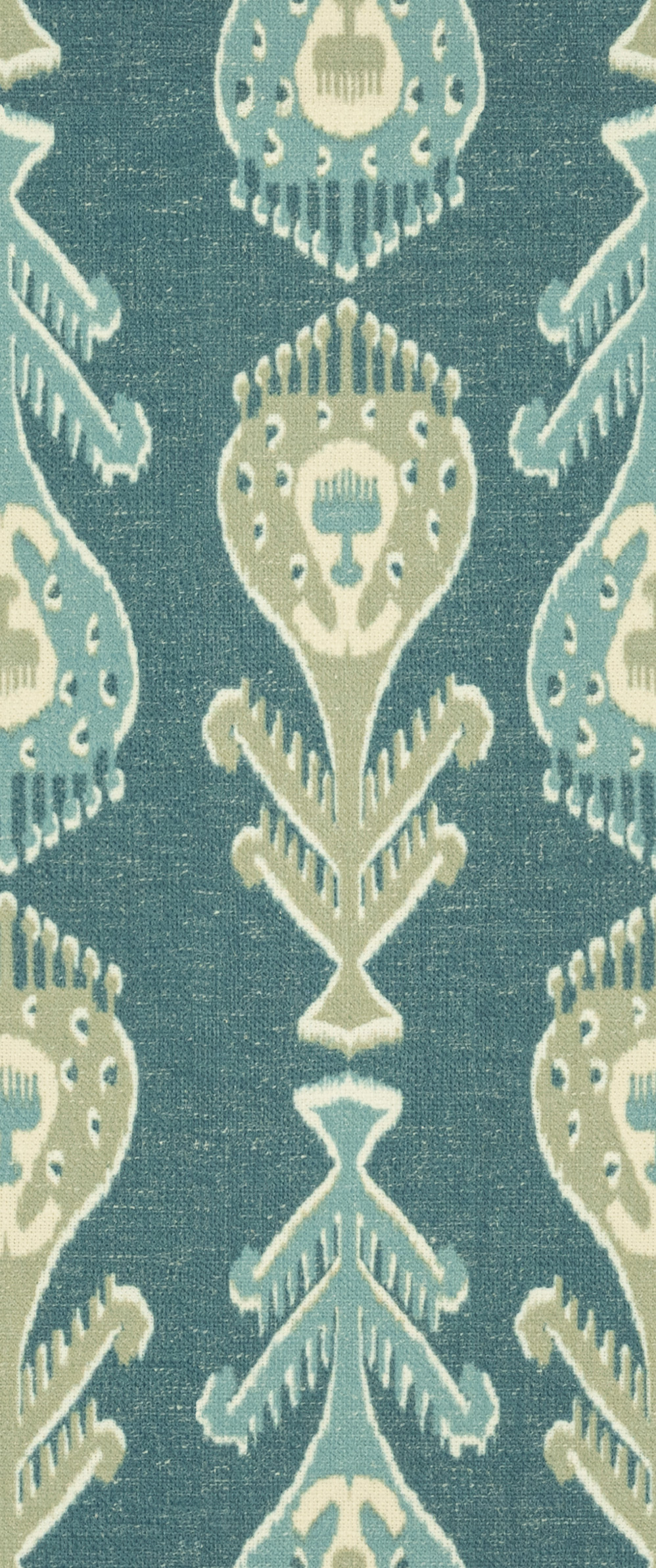 Ikat Indigoferra Fabric