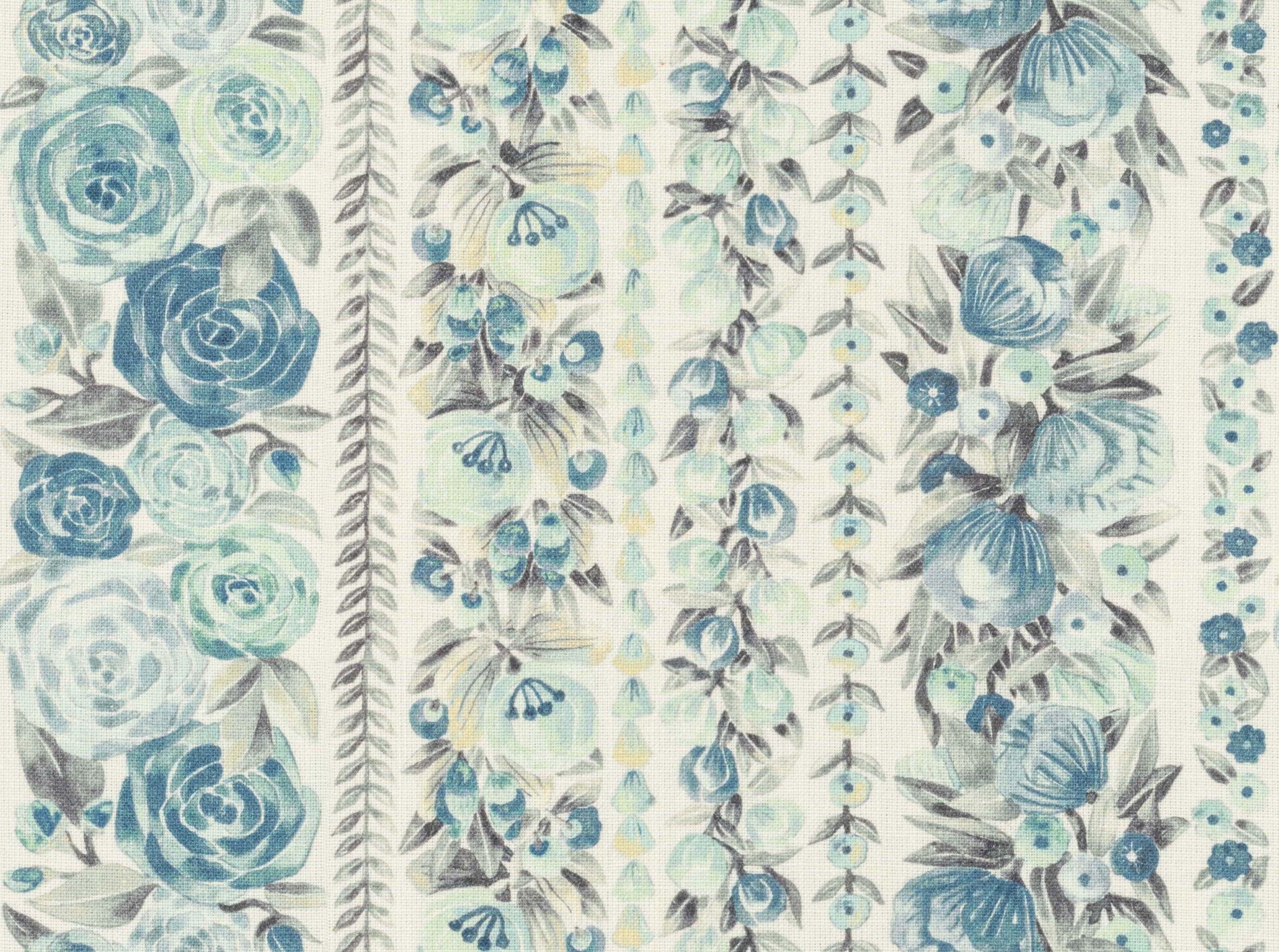 Spring Aqua Marine Fabric