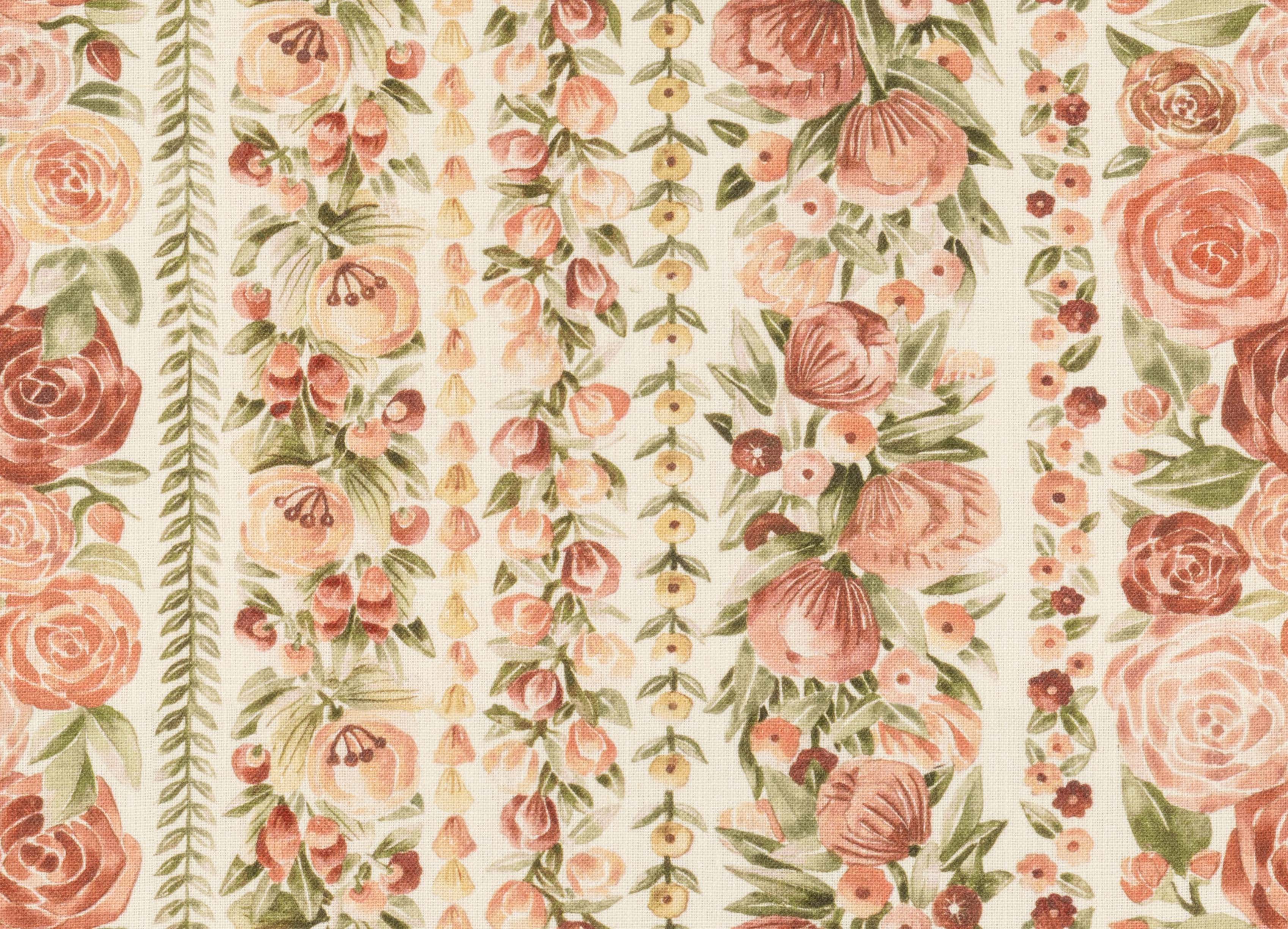 Spring Coral Fabric