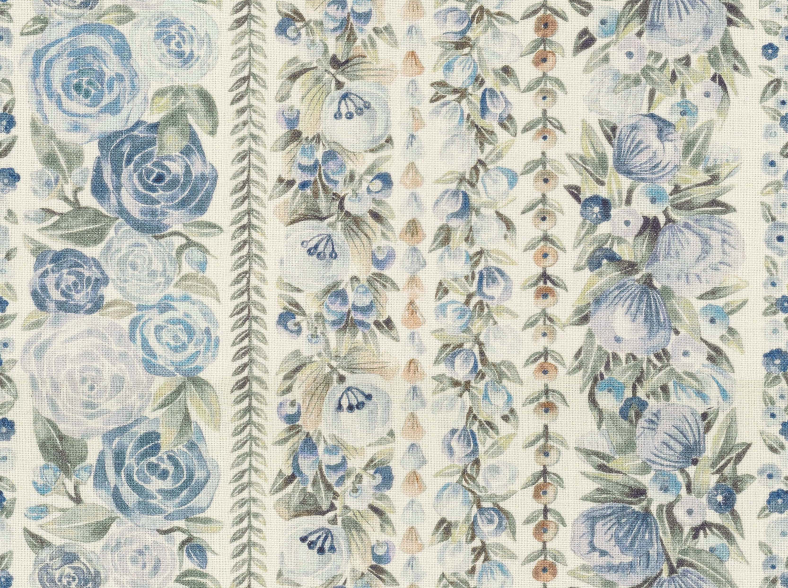 Spring Indigoferra Fabric