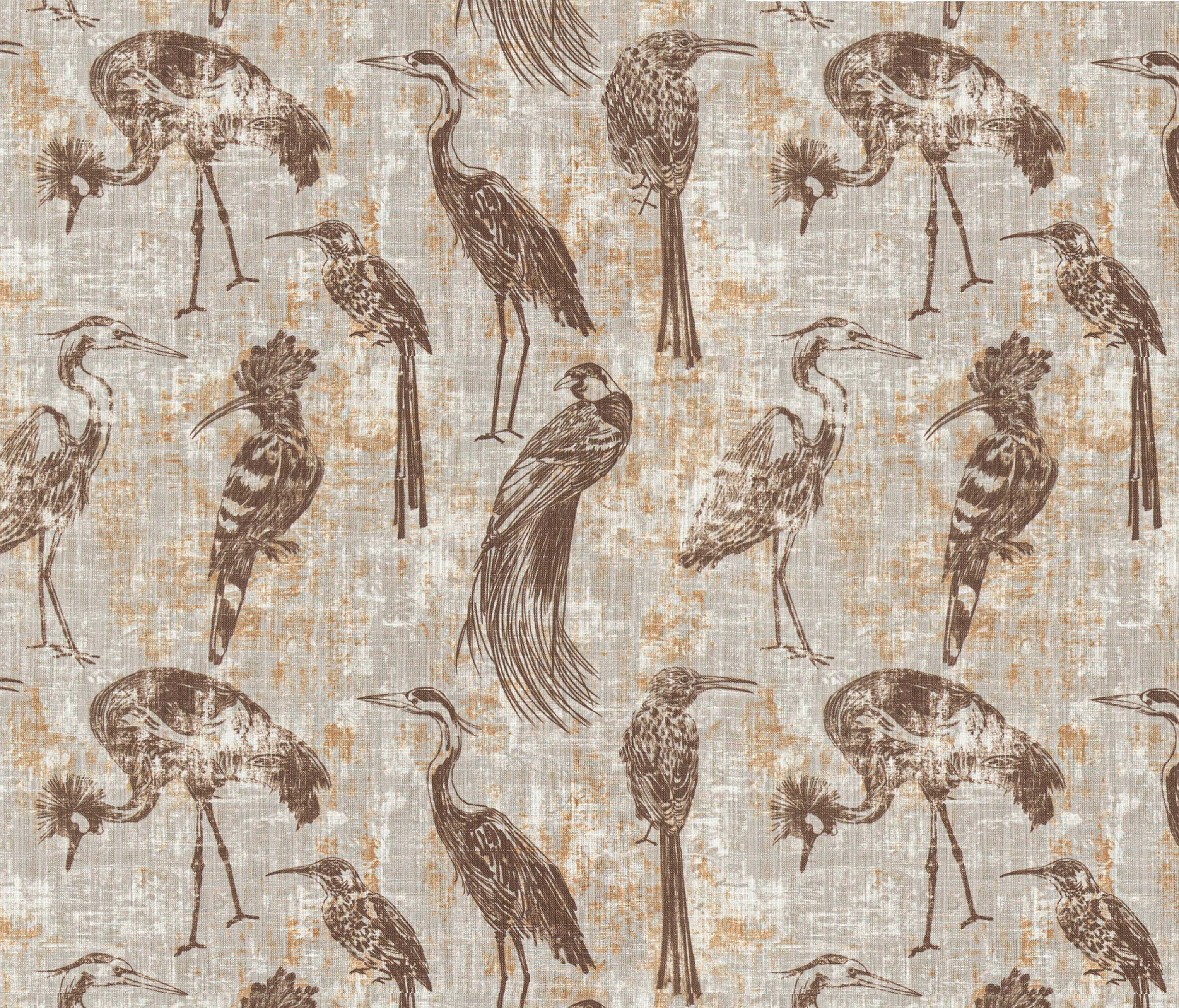 Safari Brass Fabric