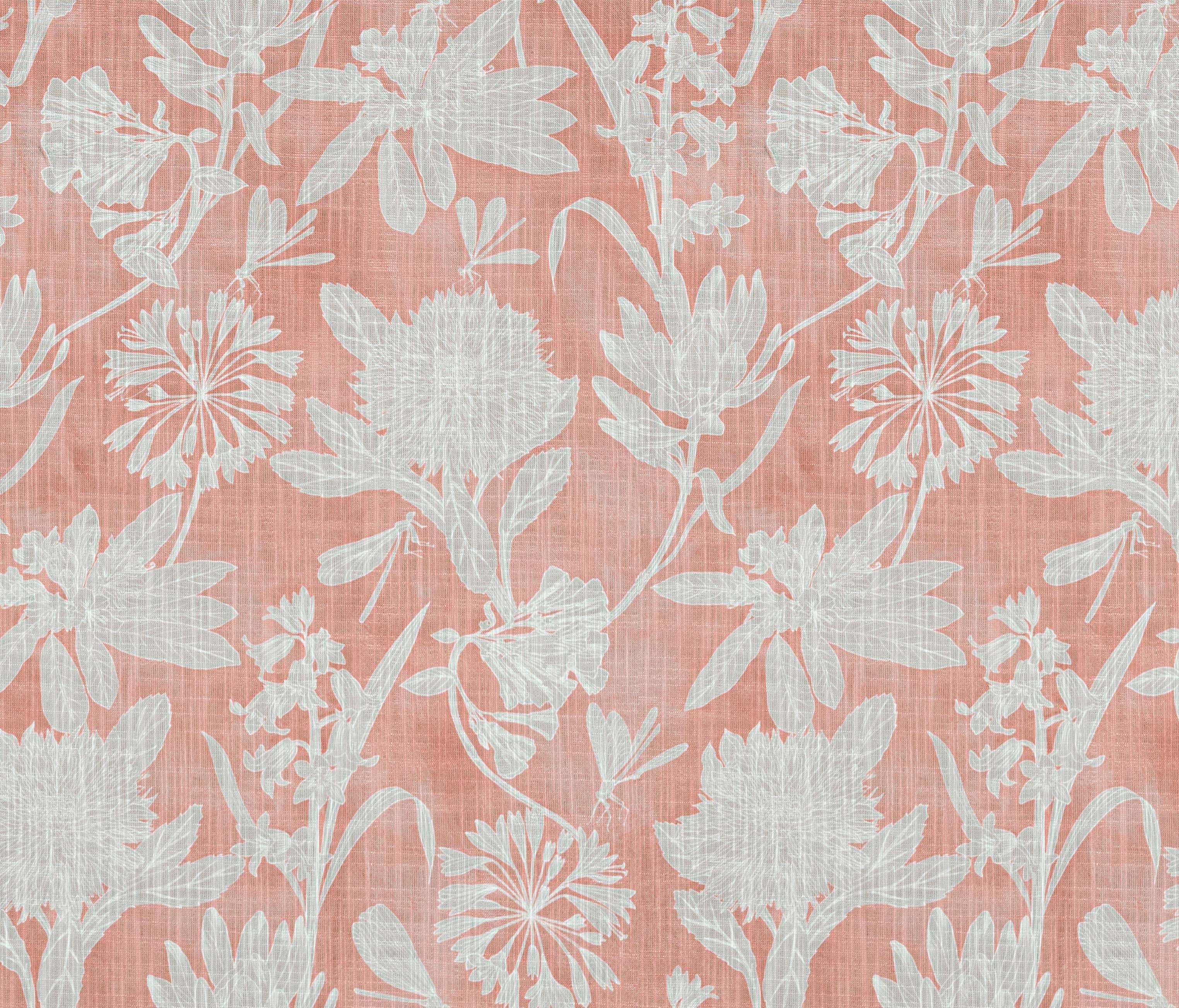 Serene Coral Fabric