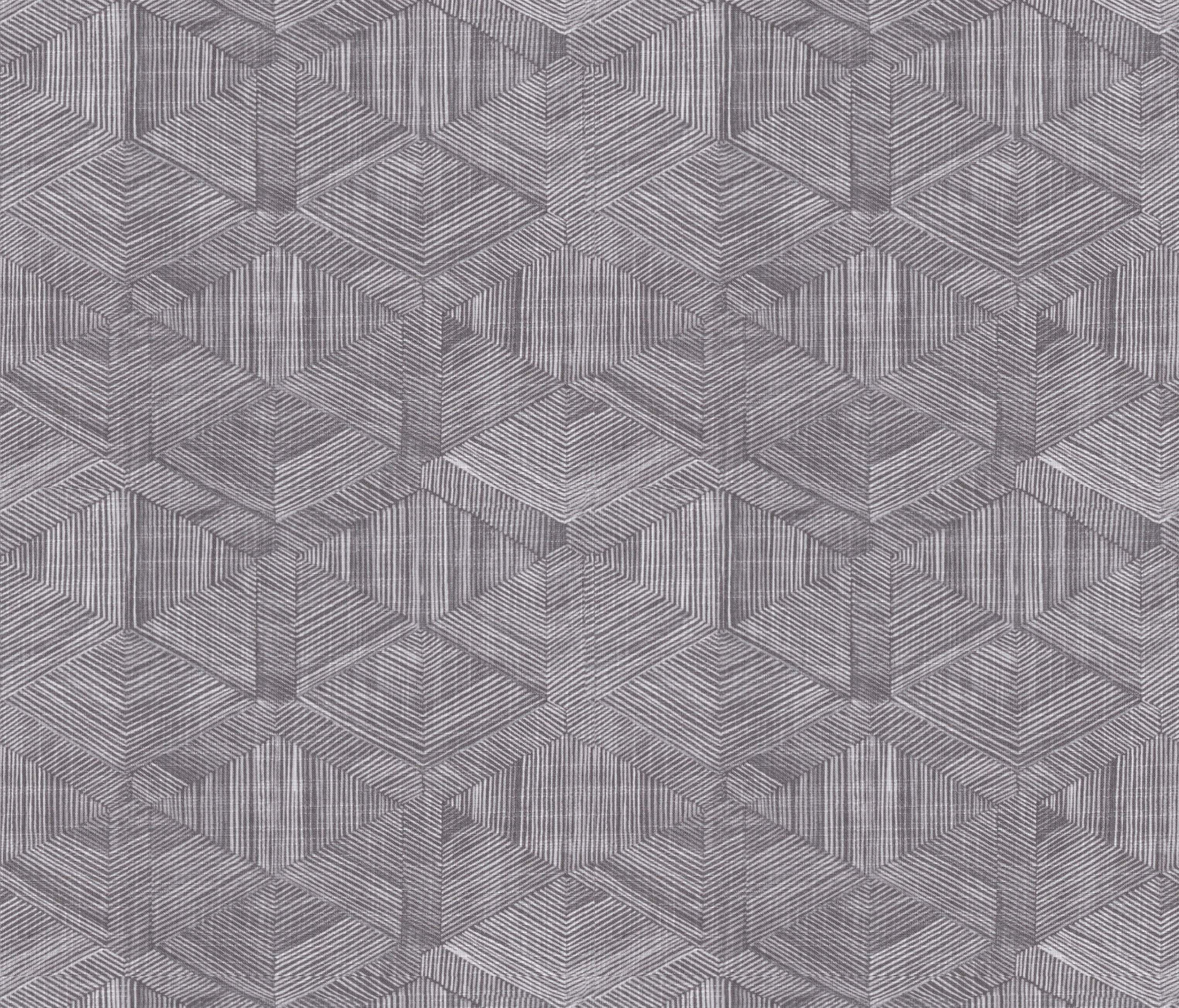 Maze Gunmetal Fabric
