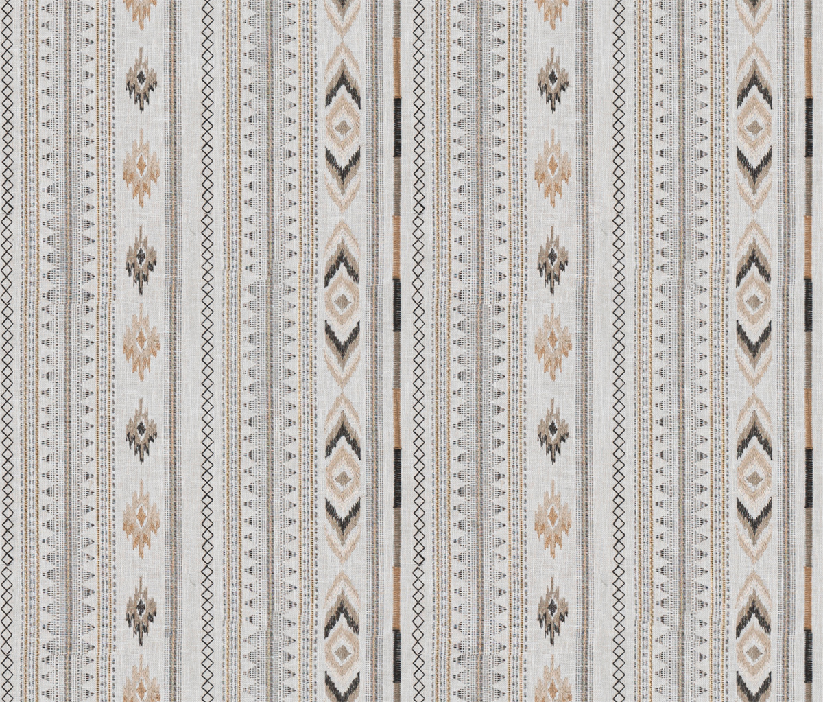 Tribe Taupe Fabric