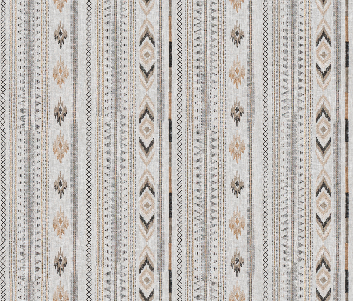 Tribe Taupe Fabric